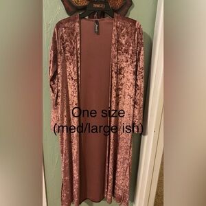 Velvet Pink Cardigan